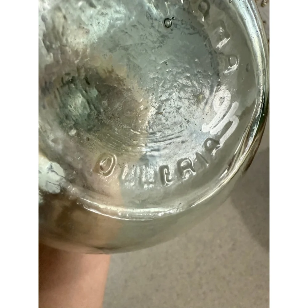 20th Century Glass Bulb Vase by J Albinana Olleria